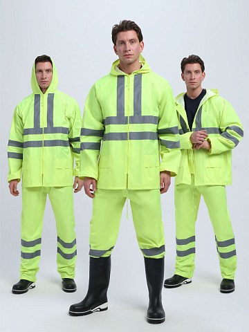 Костюм влагозащитный сигнальный ProfLineSpecialist СОП (ПВХ,210), желтый