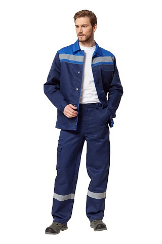 Костюм "Практик 1" т.синий/василек