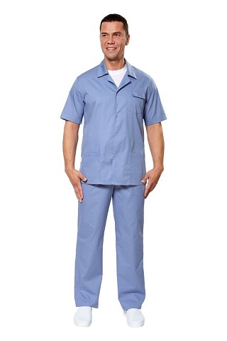 Куртка "Кастель 2" серо-голубой