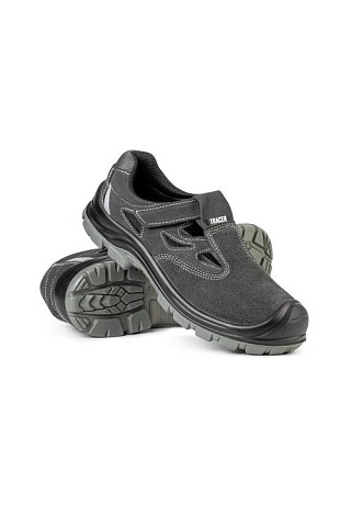 Полуботинки с перфорацией "Трейсер" АХ25 КП, серый