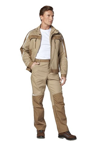 Костюм "Филигир" бежевый/т.бежевый