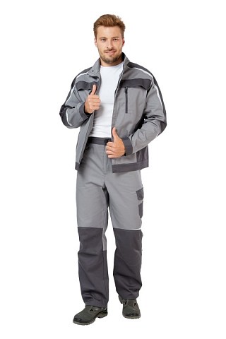 Костюм "Филигир" серый/т.серый