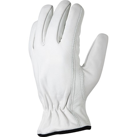 Утепленные рабочие перчатки из кожи