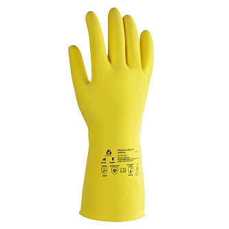 Латексные перчатки с хлопковым напылением